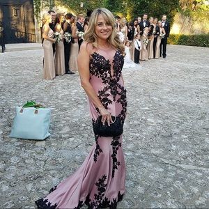 Black tie wedding dress